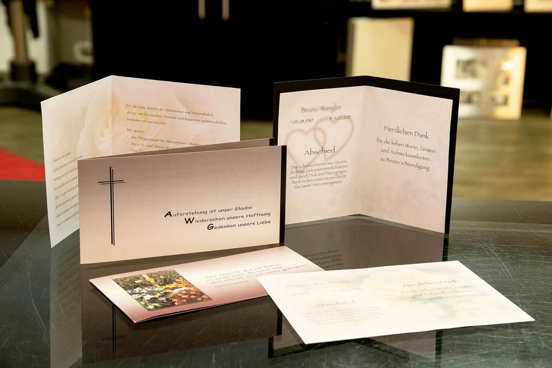 Trauerkarten | Foto Forstmeyer Bad Säckingen